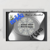 Polterabend von Braut und Groom Bridal Einladung (Vorne/Hinten)