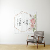 Polterabend-Wandplakat personalisiert Wandteppich (Beispiel (Horizontal))