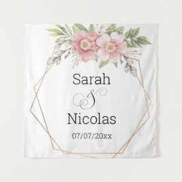 Polterabend-Wandplakat personalisiert Wandteppich