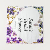 Polterabend-Wandplakat personalisiert Wandteppich (Vorderseite (Horizontal))