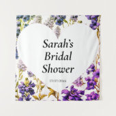 Polterabend-Wandplakat personalisiert Wandteppich (Vorderseite)