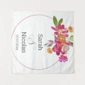 Polterabend-Wandplakat personalisiert Wandteppich (Vorderseite (Horizontal))