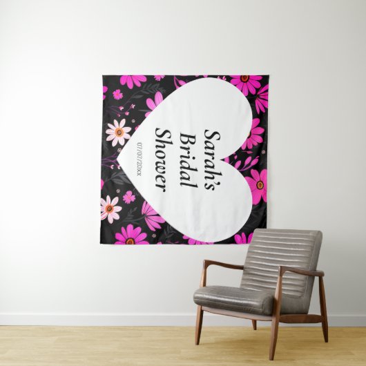 Polterabend-Wandplakat personalisiert Wandteppich (Beispiel (Horizontal))