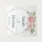 Polterabend-Wandplakat personalisiert Wandteppich (Vorderseite (Horizontal))