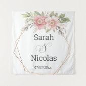 Polterabend-Wandplakat personalisiert Wandteppich (Vorderseite)