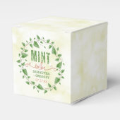 Polterabend Wasserfarbenleder-Feuerminze Geschenkschachtel (Vorderseite)