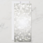 Polterabend wünscht Silberne Glitzer-Leuchten (Rückseite)