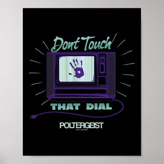 Poltergeist Touch nicht, dass Dial Hand Static Hal Poster (Vorne)