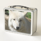Poly Animals - Wolf Metall Lunch Box (Rückseite)