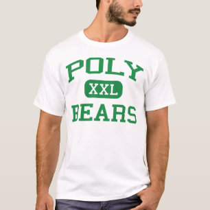 Poly- Bären - Highschool - Flussufer Kalifornien T-Shirt