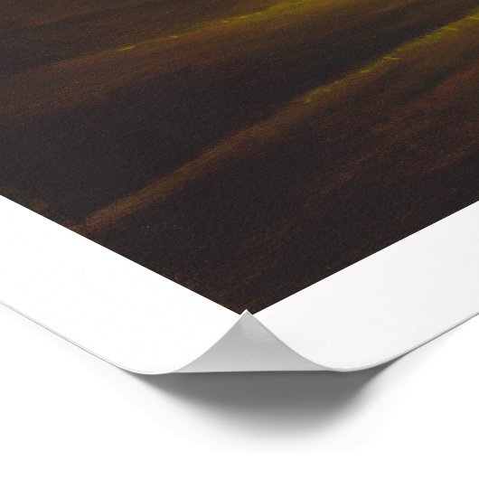 Poly Canyon in Dusk Poster (Ecke)