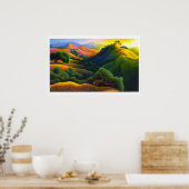 Poly Canyon Poster (Küche)