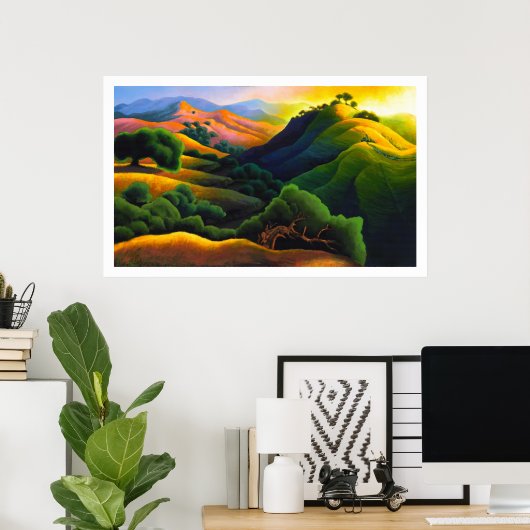 Poly Canyon Poster (Heimbüro)