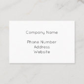 Poly Geometric Angles Gray Modern Cool Visitenkarte (Rückseite)