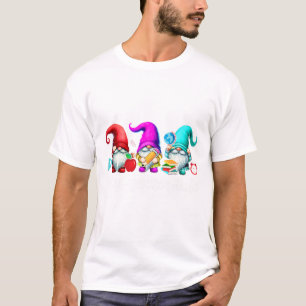 Poly-gnom-iale Drei Gnome Lustiger Lehrer Mathema T-Shirt