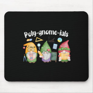 Poly-gnome-ials Gnome Mathe Algebra Lehrer Zurück Mousepad