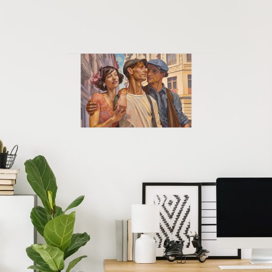 Poly in Paris Poster (Heimbüro)