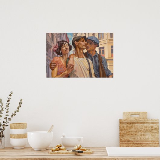 Poly in Paris Poster (Küche)