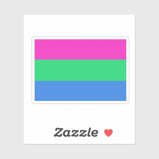 Poly Pride Aufkleber (Blatt)