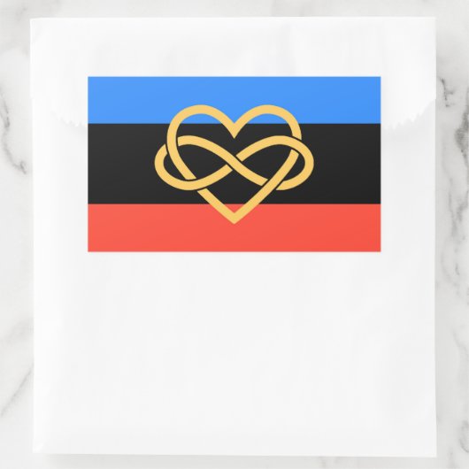 Poly Pride Flag Aufkleber (Tasche)