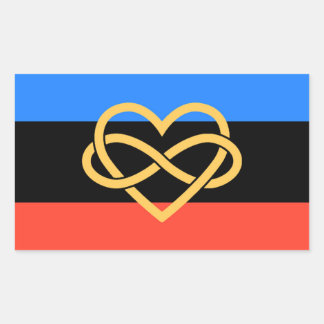 Poly Pride Flag Aufkleber