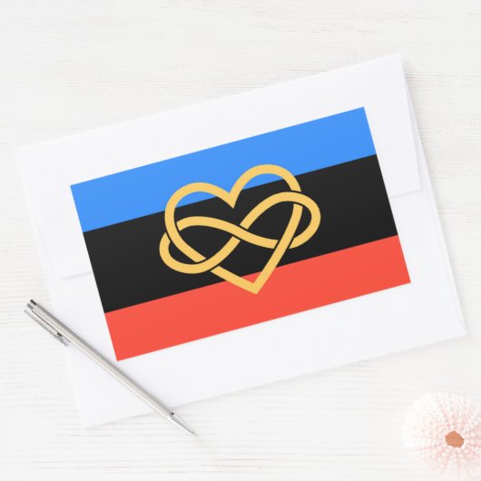 Poly Pride Flag Aufkleber (Umschlag)