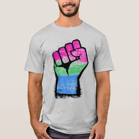 Poly Pride T - Shirt (Vorderseite)