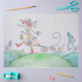 Poly the Mouse III Kids Seidenpapier (Basteln)