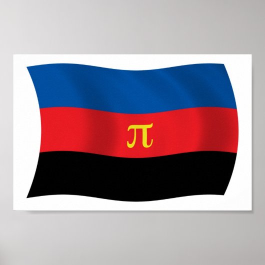 Polyamische Flag-Plakatwerbung Poster (Vorne)
