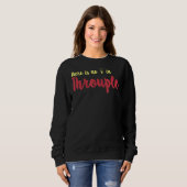 Polyamore Romantische Beziehungen Drei Sweatshirt (Vorne ganz)