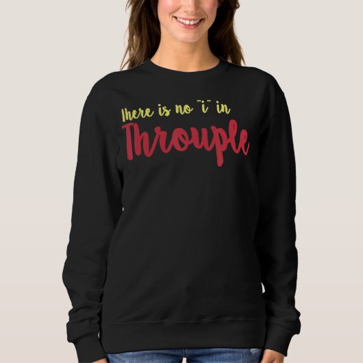 Polyamore Romantische Beziehungen Drei Sweatshirt (Vorderseite)