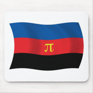 Polyamorie-Flagge-Mauspad Mousepad