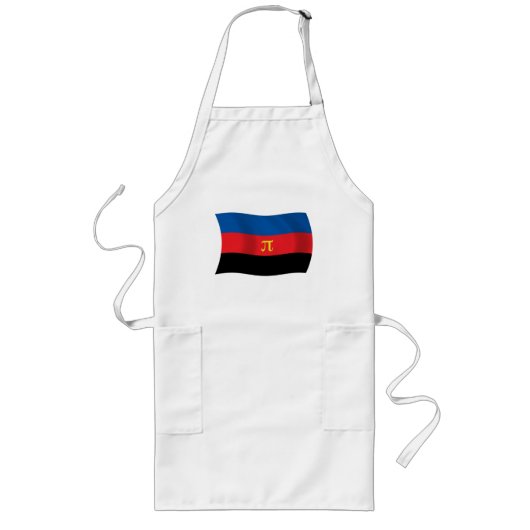 Polyamorie-Flaggen-Schürze Lange Schürze (Vorne)