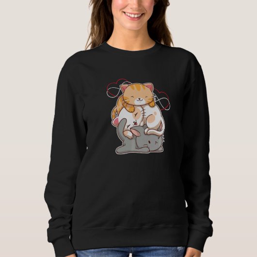 Polyamorie-Stolz-Bewusstseinstag für Poly-Triople- Sweatshirt (Vorderseite)
