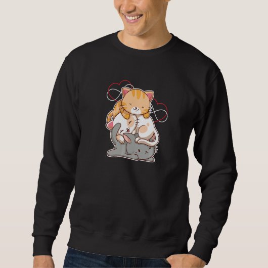 Polyamorie-Stolz-Bewusstseinstag für Poly-Triople- Sweatshirt (Vorderseite)