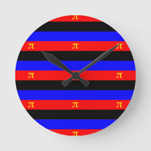 Polyamorie-Stolz-Flagge Runde Wanduhr