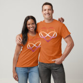 Polyamorie Unendlichkeit Herz Lesbisch T-Shirt (Unisex)