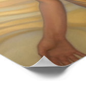 Polyamorose Triad am Strand Poster (Ecke)