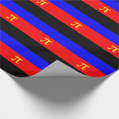 POLYAMOROUS STRIPES DESIGN -.pnng Geschenkpapier (Ecke)