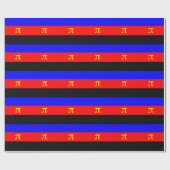 POLYAMOROUS STRIPES DESIGN -.pnng Geschenkpapier (Flach)