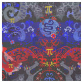 Polyamory-Drache Damast in Poly-Pride-Flag-Farben Stoff (Muster)