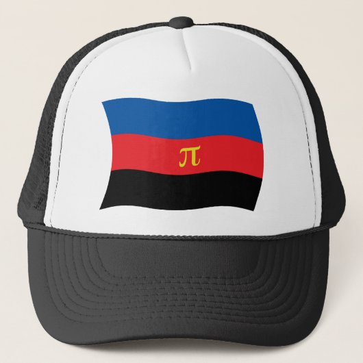 Polyamory Flag Hat Truckerkappe (Vorderseite)
