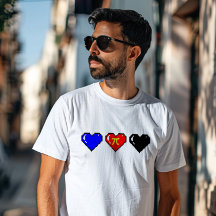 Polyamory Flag Pixel Herz