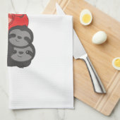 Polyamory Flag Pride Lgbtq Niedliche Slotpile Geschirrtuch (Viertel Falte)