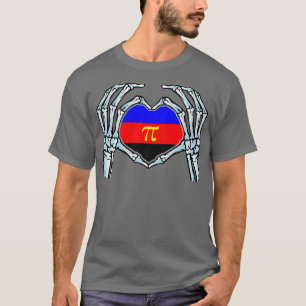 Polyamory Gay Skeleton seual Identity Nonbinary T-Shirt