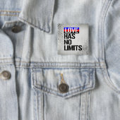 Polyamory - Liebe haben keine Grenzen - - LGBTQ Button (Beispiel)