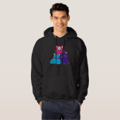 Polyamory Pride Awareness Day for Poly Throuple Pa Hoodie (Vorne ganz)
