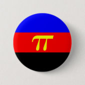Polyamory Pride Flag Button (Vorderseite)