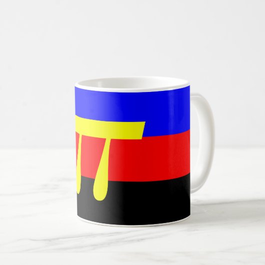 Polyamory Pride Flag Kaffeetasse (VorderseiteRechts)