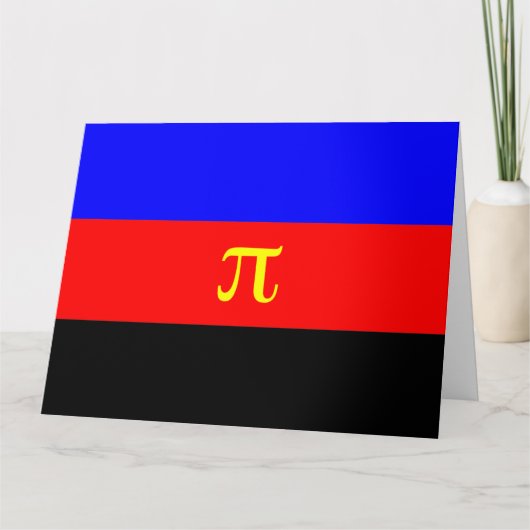 Polyamory-Pride-Flag Karte (Vorderseite)
